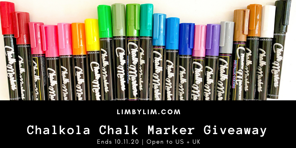 Neon, Pastel and Metallic Colors Chalk Markers - Pack of 40