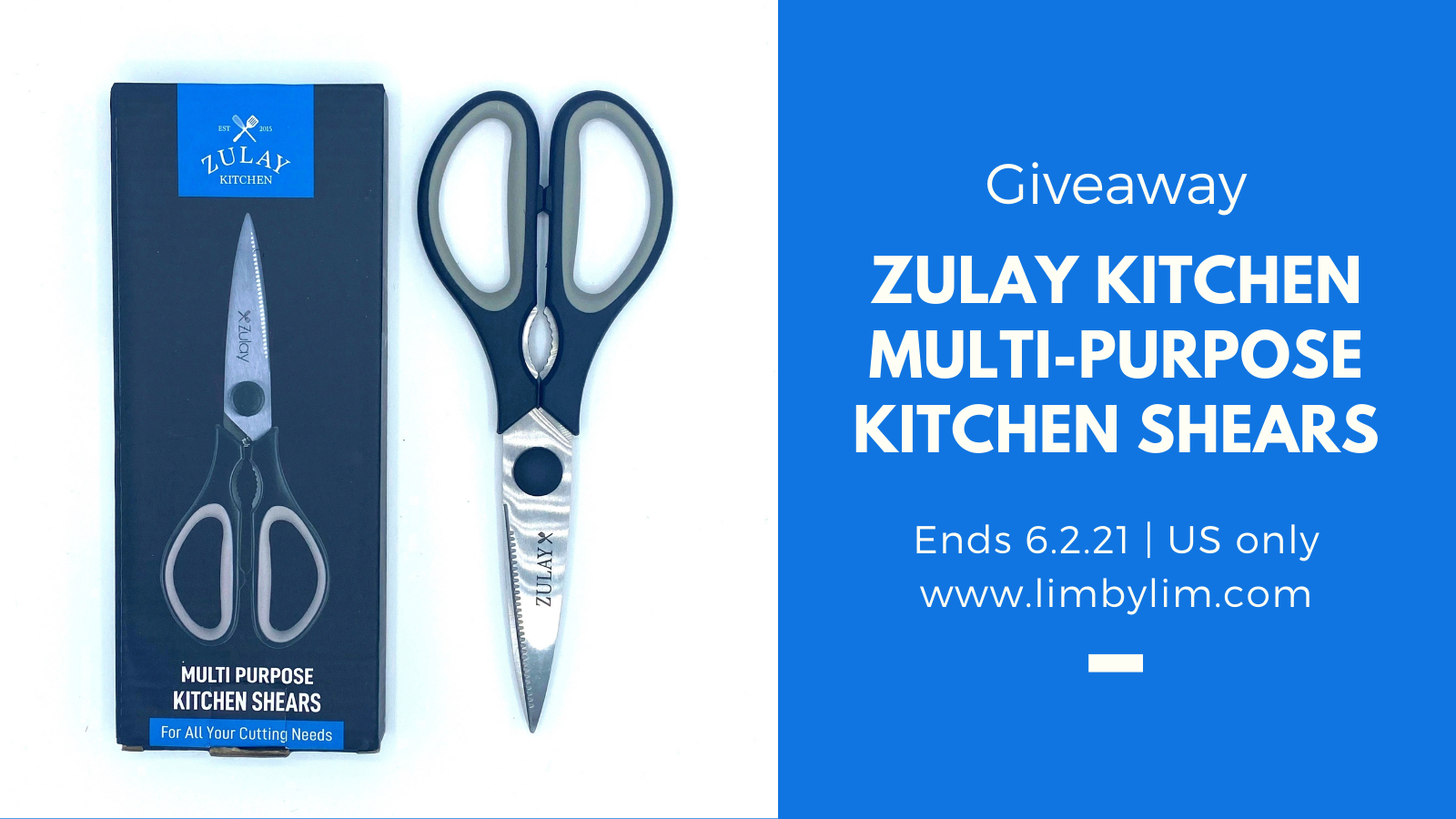 Multi Purpose Kitchen Shears Blue